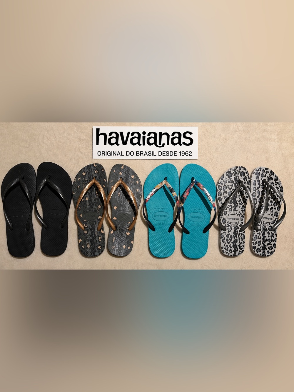 Must have Havaiainas’s all 4 pairs $27 
2 pairs $15 Barely Worn!! ☀️🕶️